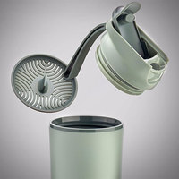 Tasse à café personnalisée antidérapante de grande capacité, design original, cadeau de camping en plein air, pour thé et café, verres en plastique, bouteille de sport