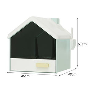 Toilette anti-éclaboussures élégante pour chat avec <span class=keywords><strong>bac</strong></span> <span class=keywords><strong>à</strong></span> <span class=keywords><strong>sable</strong></span> extra large entièrement fermé <span class=keywords><strong>Bac</strong></span> <span class=keywords><strong>à</strong></span> litière en <span class=keywords><strong>plastique</strong></span> épais - Product Image 2