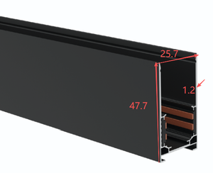 Oberflächen montiertes eingebettetes nicht dekoratives Pendel schienen beleuchtungs <span class=keywords><strong>system</strong></span> mit magnetischen Leuchtdioden auf Magnets chiene - Product Image 4