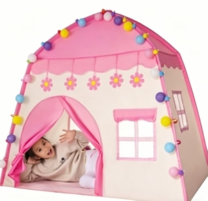 Tente de jeu colorée pour enfants, durable, en tissu Oxford 210T, pliable, cadeau d'anniversaire pour enfants, pour jouer à la maison, pique-nique, <span class=keywords><strong>voyage</strong></span> - Product Image 1