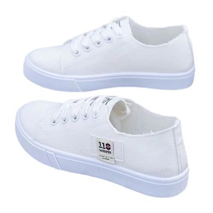 Zapatillas Deportivas Blancas Pequeñas para Mujer, Primavera Otoño, Casuales, Transpirables, Antideslizantes, Estilo Coreano, Duraderas - Product Image 1