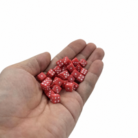 Dés miniatures en acrylique de 8 mm, lot de 1000 pièces, colorés et durables, pour jeux de cartes à collectionner, compteurs, cadeaux de fête, jeux de rôle de table