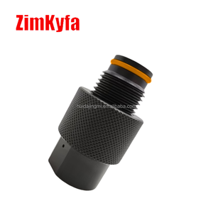 Nuevo Regulador de Válvula para Tanque de Aire de Aleación de Aluminio Negro ZimaKyfa HPA, Adaptador de Encendido/Apagado ASA con Rosca G1/2-14, OEM Personalizable - Product Image 1