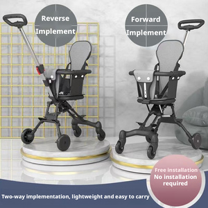 Poussette pour bébé, poussette pliable et légère pour bébés de 1 à 3 ans, poussette de poche style parapluie - Product Image 4
