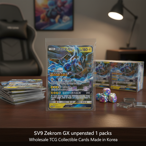 การ์ดสะสม TCG แบบซองเดียวยังไม่ได้เปิดซีล รุ่น SV9 Zekrom GX ขายส่ง ผลิตในเกาหลี - Product Image 3