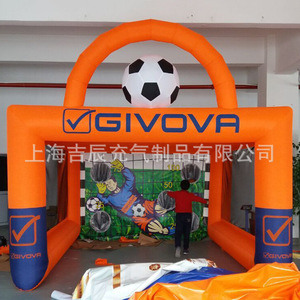 Portería de Fútbol Inflable Givova de 4 Metros, Naranja, PVC, Móvil, Multifuncional, Equipo para Cancha - Product Image 5