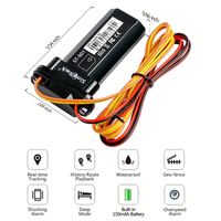 Dispositivo Rastreador GPS Impermeable para Motocicletas para Uso Automotriz con Aplicación Gratuita para Android e iOS
