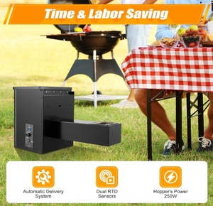 Kit de Ensamblaje de Parrilla Eléctrica Automática de Pellets de Madera de 12/18 Pulgadas con Control WIFI y BLE para Parrilla <span class=keywords><strong>Traeger</strong></span> - Product Image 3