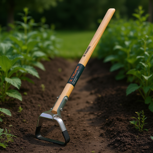 Désherbeur manuel Truper de 54 pouces avec manche en bois et lame droite pour une élimination efficace des mauvaises herbes dans le jardin, largeur de coupe de 120 mm, 3 ans - Product Image 2