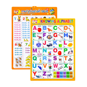 Poster educativi per bambini di alta qualità uso scolastico in PVC <span class=keywords><strong>3D</strong></span> in rilievo da parete - Product Image 1