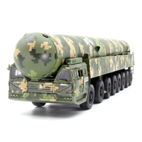 Modèle fini de véhicule de lancement de missile nucléaire stratégique intercontinental DF-61 de la Chine à l'échelle 1/72, pour exposition de parade