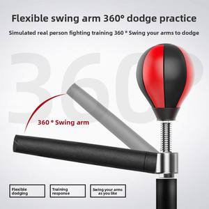 Set <span class=keywords><strong>de</strong></span> Balón <span class=keywords><strong>de</strong></span> <span class=keywords><strong>Boxeo</strong></span> <span class=keywords><strong>de</strong></span> Piel Sintética <span class=keywords><strong>de</strong></span> Alta Calidad con Soporte, Altura Ajustable, para Entrenamiento <span class=keywords><strong>de</strong></span> <span class=keywords><strong>Boxeo</strong></span>, Gimnasio en Casa, Alivio del Estrés - Product Image 3