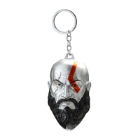 Llavero de metal con diseño de llama de Uchiha Madara, estilo anime moderno, ideal para regalos al por mayor