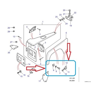 Kit Viti Rondelle Alette ADATTO PER LAND ROVER - Product Image 1