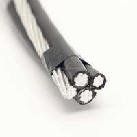 Cable de Alimentación Aéreo ABC Wisijiao, Cuádruple, con Aislamiento XLPE, Conductor de Aluminio, 0.6/1kv, para Servicio de Distribución