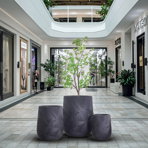 Nouvelle conception, vente en gros, pots de fleurs en argile fibreuse écologiques et durables, pots de plantes de style moderne personnalisés pour l'extérieur et l'intérieur - Product Image 4