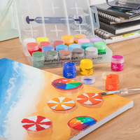 Ensemble de peinture acrylique Mont Marte 24 pièces x 20 ml, peinture acrylique pour artistes