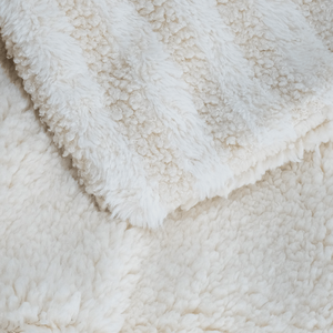 <strong>Double</strong>-Sided <strong>Teddy</strong> <strong>Fleece</strong> Sherpa Blanket 2 in 1 Reversible Thick Plush Throw for Bed Ultra Soft Faux Fur All Season Home Decor - Product Image 4
