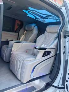 360 °   Asientos Giratorios de Cuero de Lujo Estilo Avión para Conversión de Furgonetas, Modelo Giratorio Cómodo Estilo Avión para <span class=keywords><strong>Vito</strong></span> Alphard - Product Image 5