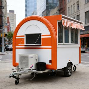 Carrito de Comida Móvil, Restaurante, Carrito de Hot Dogs, Asador de Pollo, Remolque de Comida Totalmente Equipado, Camión de Tacos y Pizza - Product Image 4