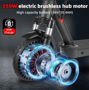 Prix d'<span class=keywords><strong>usine</strong></span> Mini adulte deux roues scooter électrique capacité de charge 120 kg pliable 8.5 pouces scooter électrique adulte - Product Image 5