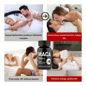 Maca כוח אדם כמוסות כוח מזון אורגני צמחים שיפור כוח האנרגיה ואת בריאות מינית - Product Image 3