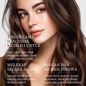 KORMESIC Poudre capillaire noire 4g certifiée Bpom, correcteur de racines, solution anti-chute, volumisante, maquillage capillaire sans rinçage, vente en gros - Product Image 3