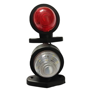 高品质卡车照明零件卡车发光二极管红白黄侧灯 - Product Image 3