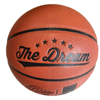 Paquet de logo personnalisé de haute qualité Taille officielle 7 cuir PU absorbant l'humidité basket-ball laminé en cuir pour l'entraînement