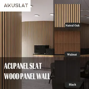 Akustikpanel isolamento acupanel 3d modelo design à prova de som feltro parede painel para ginásio e casa escritório madeira painel de parede acústico