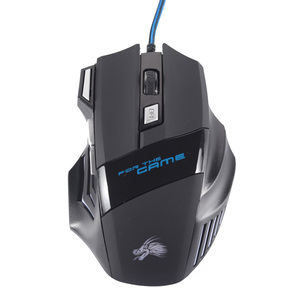 Fournisseur d'usine Souris de jeu filaire USB 7D 1,5 m 5500 DPI avec LED lumineuse, pilotes optiques, lampe respirante, style 3D, accessoires informatiques - Product Image 5