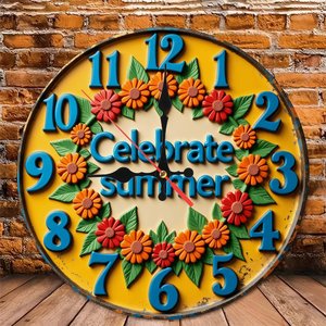 Round Wooden <b>Wall</b> <b>Clock</b> 25x25cm <b>Silent</b> Movement Modern Home Decor Living Room Background <b>Wall</b> <b>Clock</b> - Product Image 5