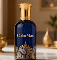 Vente en gros de flacons atomiseurs de parfum vides de luxe CMX GLASS 50ml/100ml avec pulvérisateur à pompe, impression sérigraphique, couleur personnalisée, verre arabe |   Verre PCR recyclé à 30 % (EU Ce