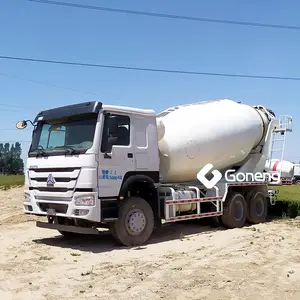 Dijual Truk Pengaduk Semen Sinotruck Howo Mixer Truk Pengaduk Beton Truk Pengaduk untuk Digunakan