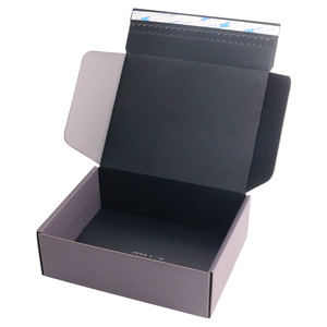 Enveloppes postales recyclables à fermeture éclair, dossiers <span class=keywords><strong>en</strong></span> <span class=keywords><strong>carton</strong></span> ondulé imprimés recto-verso, auto-scellantes avec lamination mate et insert - Product Image 3