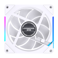 Ventilateur de boîtier d'ordinateur ARGB Lovingcool 120 mm, ventilateurs de refroidissement CPU RGB 120 mm 5V/3PIN pour boîtier d'ordinateur