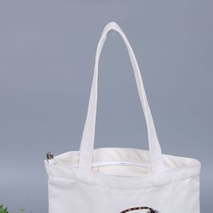 Wholesale Colorful <b>Blank</b> Eco-Friendly Durable Large Capacity Shoulder Handle Shopping Handheld <b>Canvas</b> Tote Bag Custom Bag Foods - Product Image 2