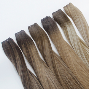 新潮流流行设计全角质层对齐欧洲发质金发颜色天才卷发束原生雷米手工编织接发 - Product Image 4