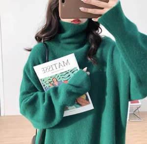 Spot New Products Winter Wear Long Sleeve Embroidered Flowers Soft Women <b>Jumper</b> Stand Collar Anti Wrinkle Comfortable Knitted - Product Image 6