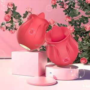 Roos Tong Likken <span class=keywords><strong>Vibrator</strong></span> Voor Ei Pompinstroom Volwassen Benodigdheden Vrouwelijke Plezier Vibrerende Seksspeeltje - Product Image 5