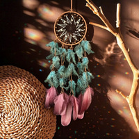 Sweet Girly Ins Feather Wind Chime-hanger, esthetische wanddecoratie, populair romantisch Valentijnscadeau