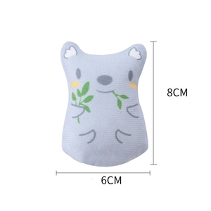 Venta caliente juguetes para mascotas dibujos animados animal print gato juguetes hierba gatera masticar dentición juguetes interactivos para gatos - Product Image 5