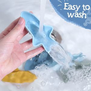 Ensemble de jouets de bain éducatifs intelligents pour bébés 2024, sans BPA, en silicone confortable, pour la douche, cadeau pour enfants - Product Image 5