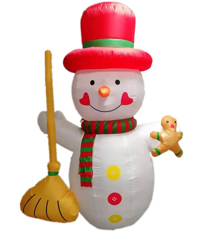 Grote Blow Up Nieuwe Jaar Decoraties Tuin Speelgoed Ornament Vakantie Kerst Luchtpomp Opblaasbare Xmas Sneeuwpop