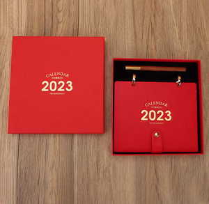 กล่องของขวัญปฏิทินแบบกำหนดเองที่เป็นมิตรกับสิ่งแวดล้อม Xinrunjin - สมุดวางแผนปี 2026 แบบส่วนตัวพร้อมโลโก้บริษัท ของขวัญวันหยุดสำหรับองค์กร รับผลิตแบบ OEM - Product Image 3