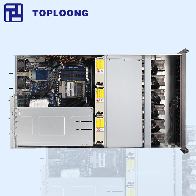4U 6 Gpu Server Case for Ai Server Rack Mount Support Pcie 4.0 Platform for Deep Learning
