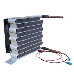 Mini condensador portátil, mini condensador refrigerado por aire de microcanal plegable de S-bend de dos vías