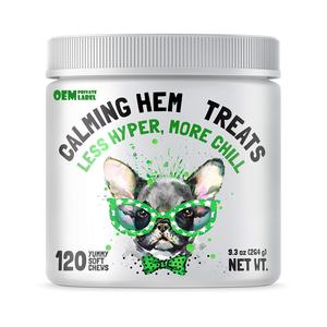 Vente en gros de friandises au <span class=keywords><strong>chanvre</strong></span> apaisantes à mâcher pour chiens - Product Image 1