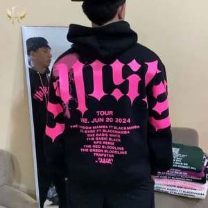 เสื้อฮู้ดดี้ผ้าฝ้าย 100% หนานุ่ม สกรีนลายใหญ่ สไตล์ฮิปฮอป ทรงหลวม ใส่ได้ทั้งชายและหญิง แขนโดลแมน สำหรับฤดูหนาว - Product Image 1