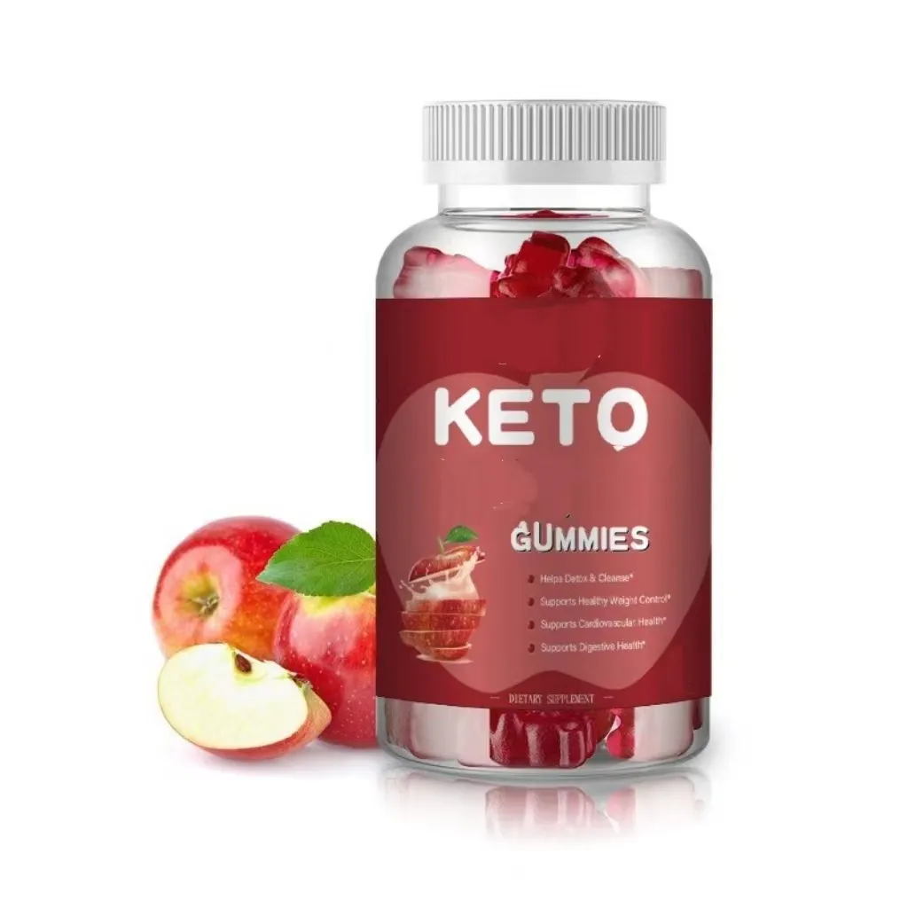 Penjualan baik suplemen KETO Vegetarian Gummies ACV OEM penurunan berat badan Keto gummies 30 buah